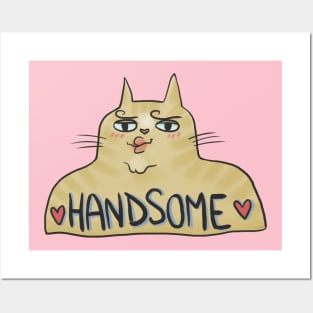 Handsome Feline Posters and Art